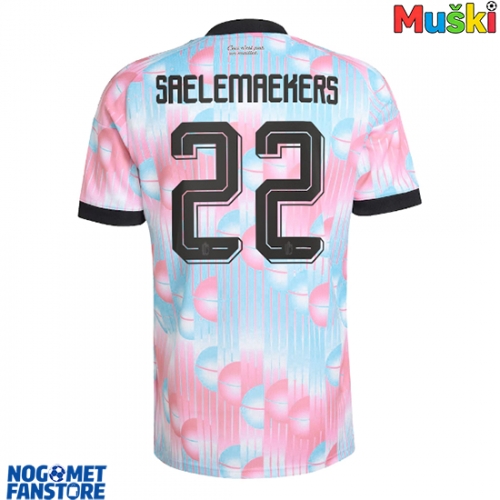 Belgija Alexis Saelemaekers #22 Gostujuci Dres SP 2026 Kratak Rukav